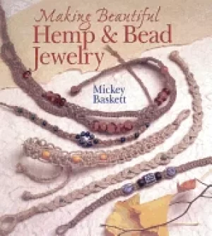 Image of making beautiful hemp and bead jewelry