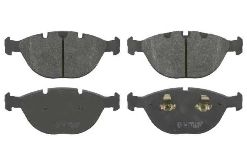 Image of SWAG 20 91 6501 Brake pad set Front Axle, prepared for wear warning indicator, with piston clip Brake Pad Set,disc brake (402)