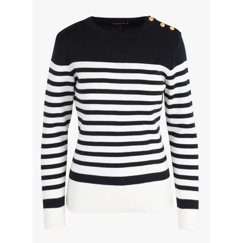 Image of Armor-Lux Womens sailor sweater Armor-Lux ML Blanc Female XS