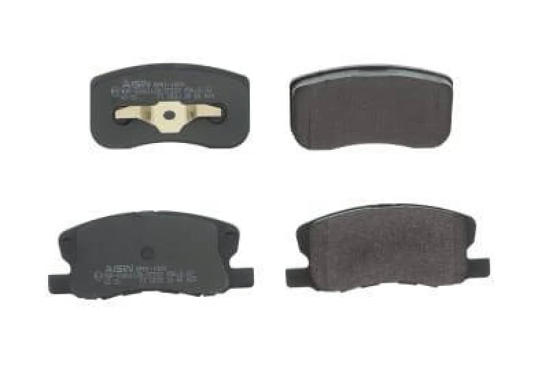 Image of AISIN BPMI-1009 Brake pad set Premium ADVICS by AISIN prepared for wear warning indicator Brake Pad Set,disc brake (402)
