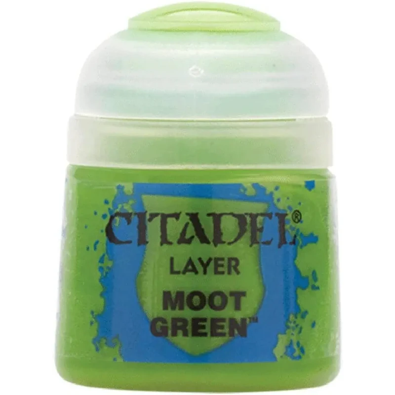 Image of Citadel Games Workshop Colour Layer: Moot Green (12ml) Paint Multi
