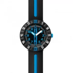 image of Childrens Flik Flak Blue Ahead Watch