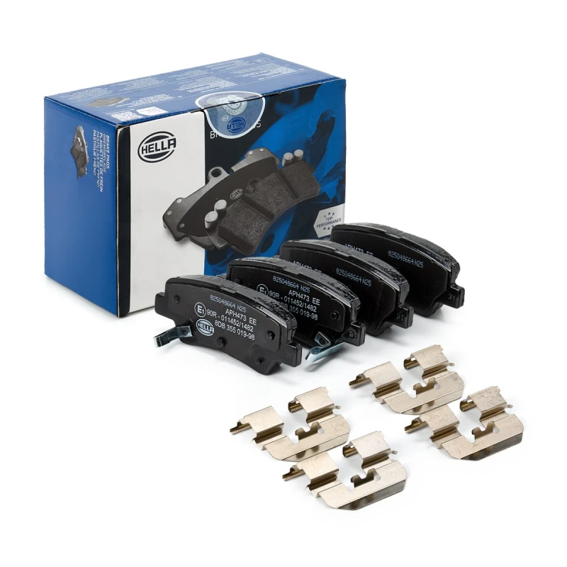 Image of HELLA Brake pad set HELLA 8DB 355 019-981
