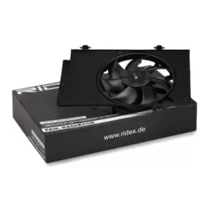 Image of RIDEX Cooling Fan 508R0083 Radiator Fan,Fan, radiator FORD,Fiesta Mk6 Schragheck (JA8, JR8),B-MAX (JK),Fiesta Mk6 Kastenwagen