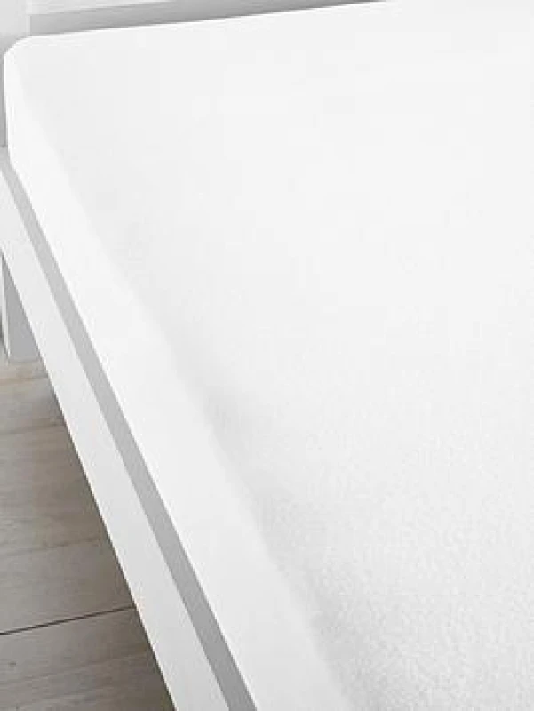 Image of Catherine Lansfield Catherine Lansfield Cotton Fitted Sheet White - Catherine Lansfield - Size: DOUBLE White DOUBLE WP58002