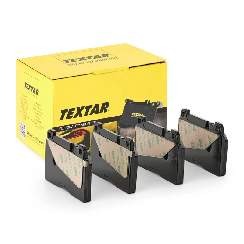 Image of TEXTAR 2564301 Brake pad set prepared for wear warning indicator Brake Pad Set,disc brake (402)