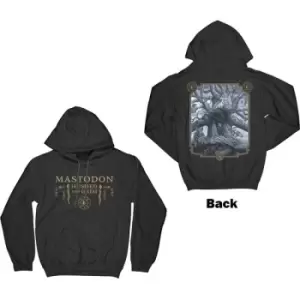 image of Mastodon - Hushed & Grim Cover Unisex XX-Large Pullover Hoodie - Black