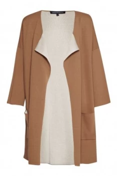 Image of French Connection Gemini Knit Oversized Cardigan Brown