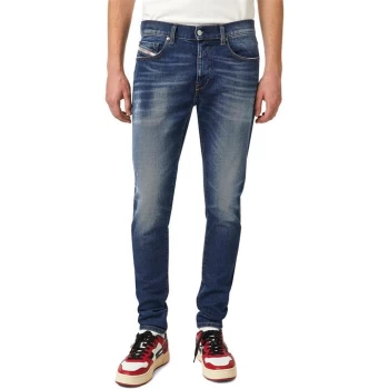Image of Diesel D Strukt Jeans - Mid Wash 01