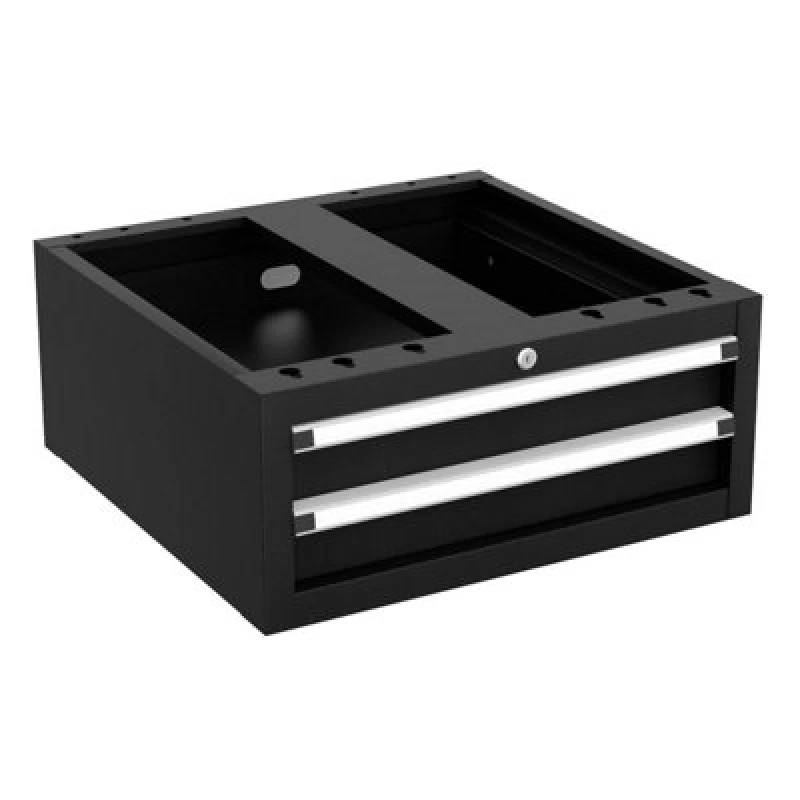 Image of Sealey Superline Pro Double Drawer Unit for Modular Workbenches APMWBD2