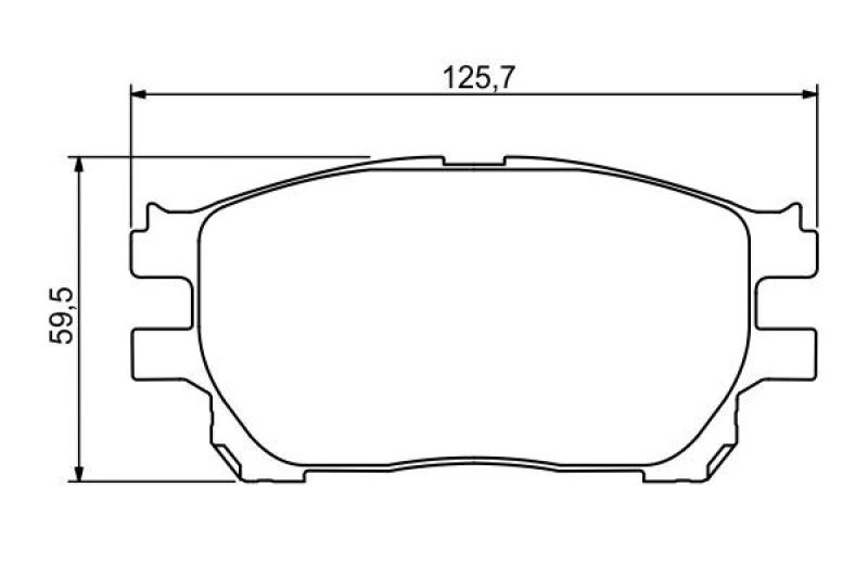 Image of Brake pad set Bosch 0 986 494 212