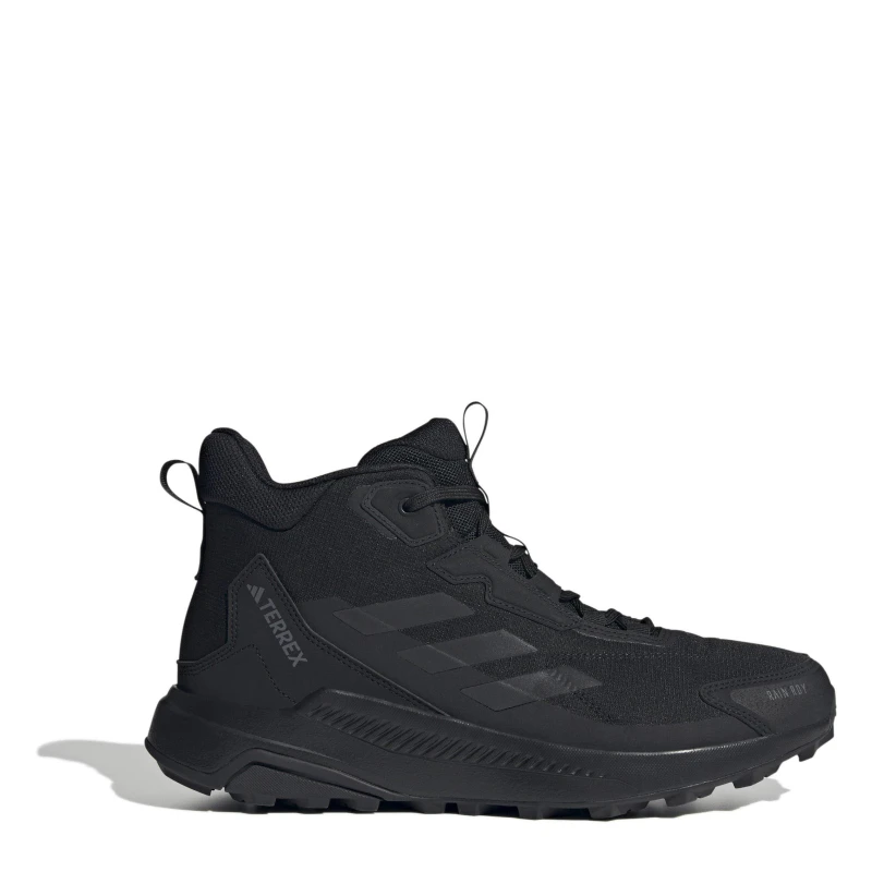 Image of adidas Terrex Anylander Mid Rain.Rdy Hiking Shoes Black male 9.5 (44)