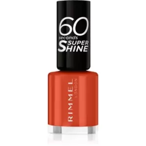 image of Rimmel 60 Seconds Super Shine Nail Polish Shade 410 Wild Spice 8 ml