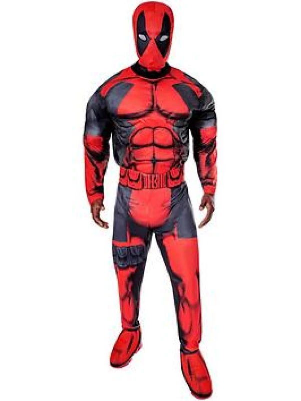 Image of Marvel Deluxe Fiber Filled Deadpool Costume One Colour VXNDP Female 42"