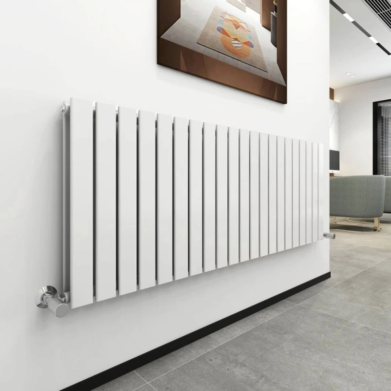 Image of MCC DIRECT Mcc Direct - 600 x 1428mm Double Designer Flat Panel Central Heating Radiator white HD1701