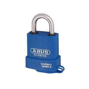 image of ABUS Mechanical 83WPIB/53mm Submariner Brass Padlock Carded