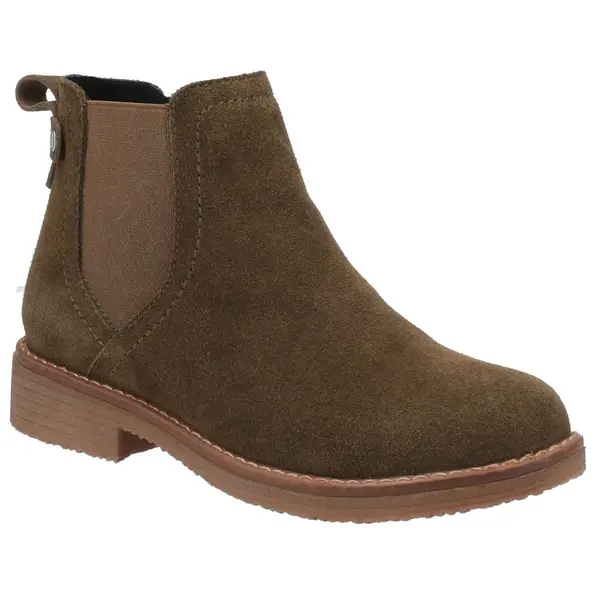 Image of Hush Puppies Womens Maddy Water Resistant Chelsea Ankle Boots - UK 3 Green female GDE2643KHA3