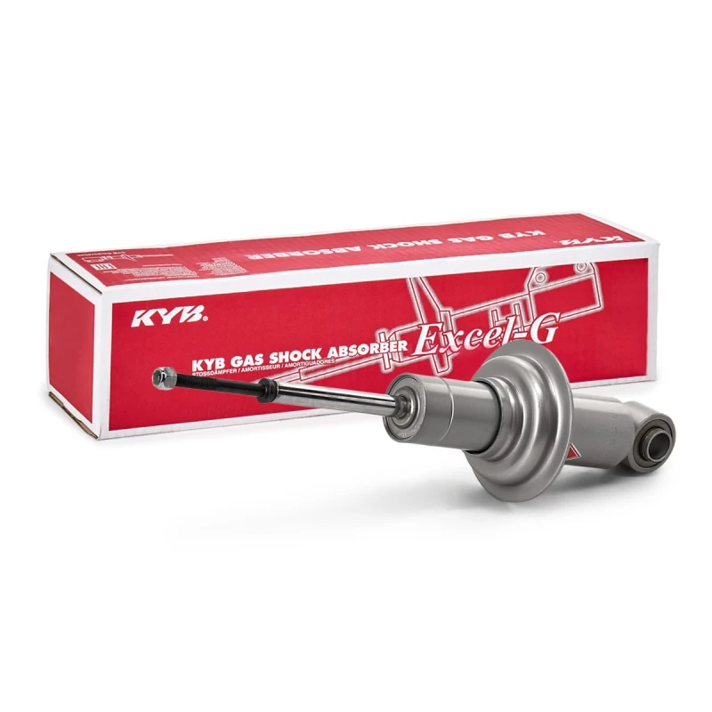 Image of KYB 551057 Shock absorber Rear Axle, Gas Pressure, Monotube, Spring-bearing Damper, Bottom eye Shock Absorber (854)