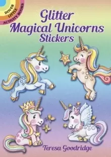 Image of Glitter Magical Unicorns Stickers