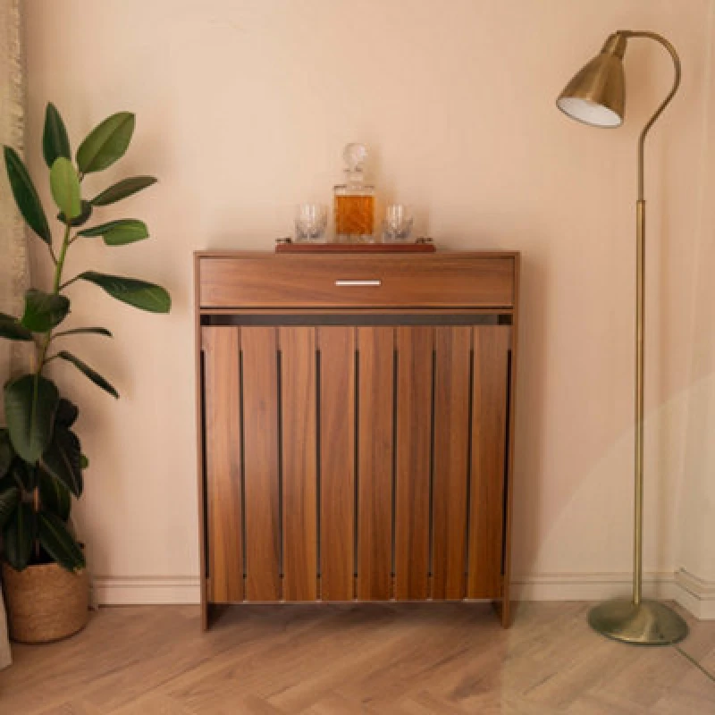Image of Jack Stonehouse Classic Wooden Radiator Cover With Storage Draw - Small