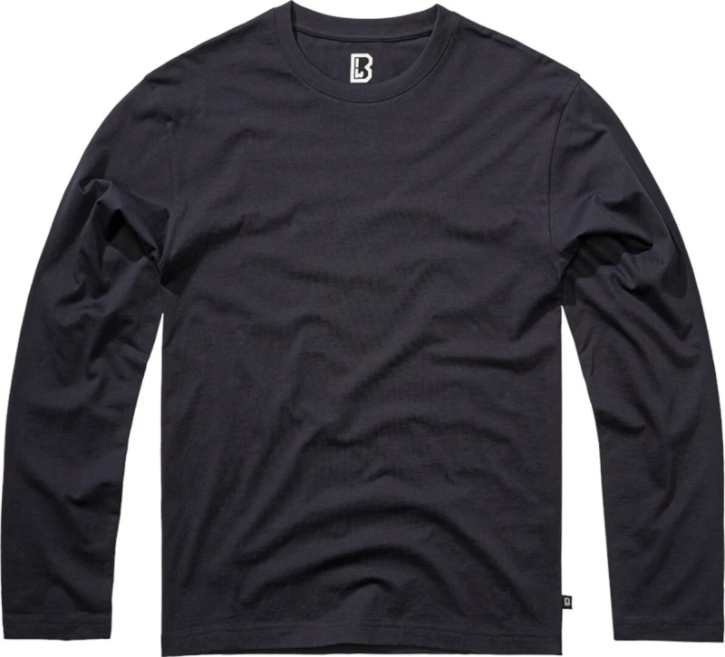 Image of Brandit Long sleeve T-Shirt Brandit Premium Bleu Male 5XL