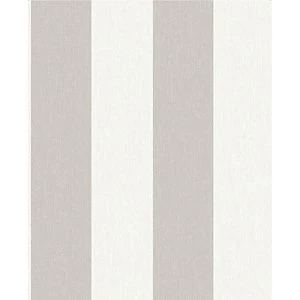 image of Superfresco Easy Calico Natural Stripe Decorative Wallpaper - 10m