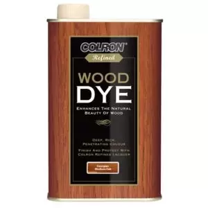 image of Colron Refined Georgian Medium Oak Matt Wood Dye, 0.5L