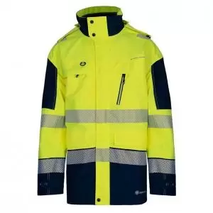 Image of Beeswift DELTIC HI-VIS JACKET TWO-TONE Saturn Yellow N 5XL