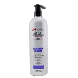 image of CHI Ionic Color Illuminate Platinum Blonde Shampoo 739ml