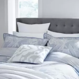Image of Bedeck Of Belfast Asami Kingsize Duvet Cover, Chambray Blue