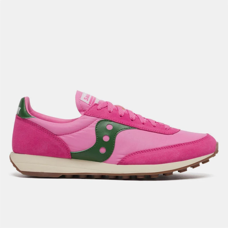 Image of Saucony Trainer 80 Running Shoe Pink female UK 6.5