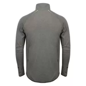 Image of Tombo Mens Long Sleeve Zip Neck Performance Top (2XL) (Black)