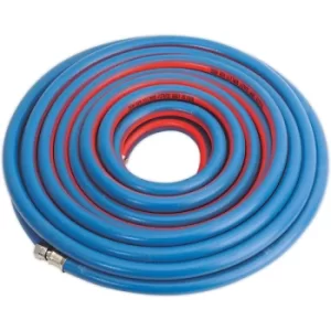 Sealey AH15R/38 Air Hose 15m x Ø10mm with 1/4"BSP Unions Extra-Heavy-Duty