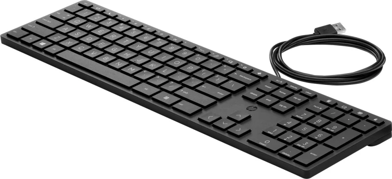 Image of HP Wired Desktop 320K Keyboard (Bulk12) 9SR37A6#AB9