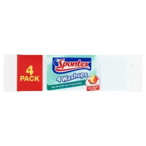 Image of Spontex Non Scratch Washups 4 Pack