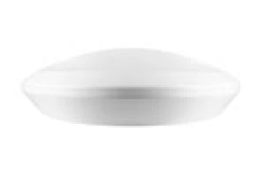 Image of Integral Tough Shell+ Bulkhead White 24W 4000K 2400lmIK10 with integrated 3hr Emergency and Microwave Sensor Function