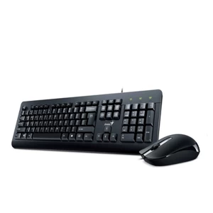 image of Genius KM-160 Keyboard and Mouse Bundle UK Layout