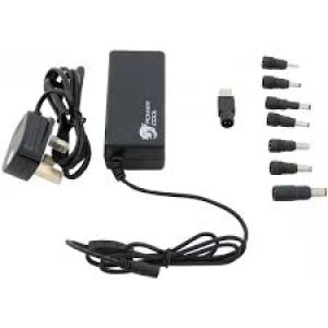 Image of Powercool 65W Universal AC Adaptor (8 TIPS) UK Plug