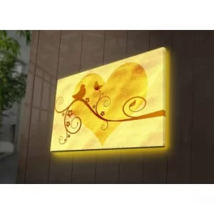 Image of 4570DACT-58 Multicolor Decorative LED Lighted Canvas Painting