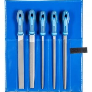 Image of PFERD 11800542 Workshop file set 250 mm cut 2 in PVC roll case 250 mm