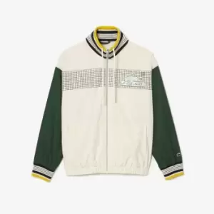 Image of Zip-Up Track Jacket with High Neck