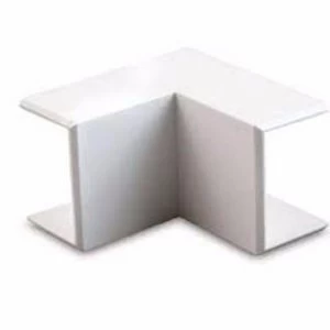 Image of Zexum 16mm x 16mm Mini Trunking Accessories - Internal Angle