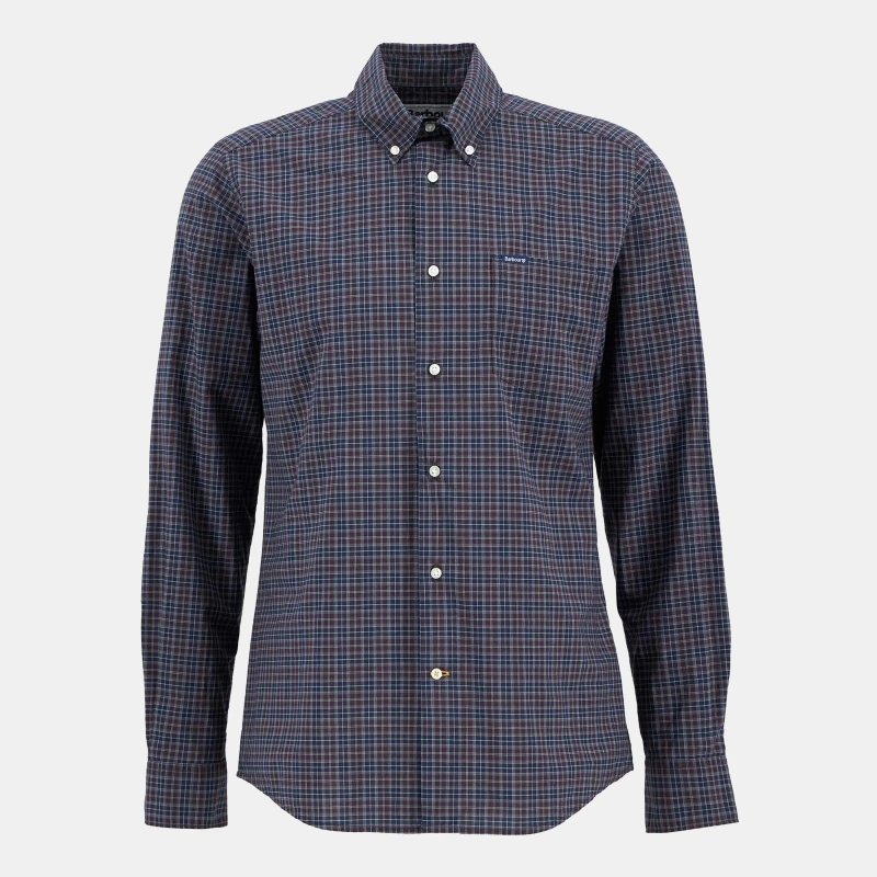 Image of Barbour Lomond Tailored Fit Shirt MdOak Trtn TN38 male 2XL