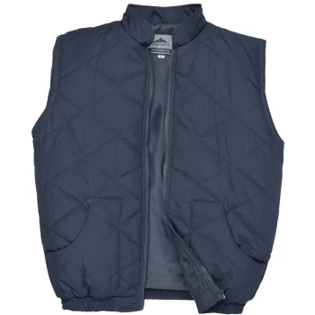 image of S412NARM - sz M Glasgow Bodywarmer - Navy - Portwest