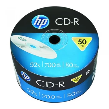 Image of HP CD-R 52X 700MB Wrap Pack of 50 69300