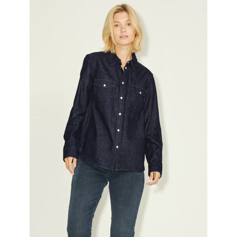Image of JJXX Woman's shirt JJXX sophi denim Noir Female 2XS