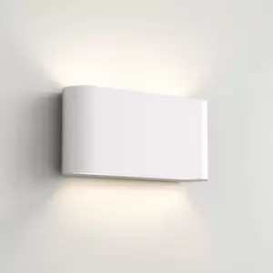 image of Velo Up Down Large LED Outdoor Wall Light Plaster IP54, E27