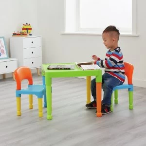Image of Liberty House Multicoloured Plastic Table & Chairs