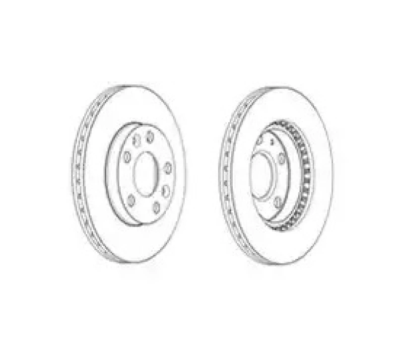 Image of Brake disc VAICO V21-80002