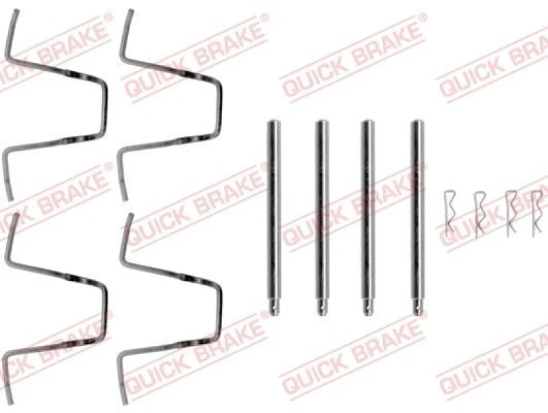 Image of QUICK BRAKE Brake pad fitting kit QUICK BRAKE 109-1010
